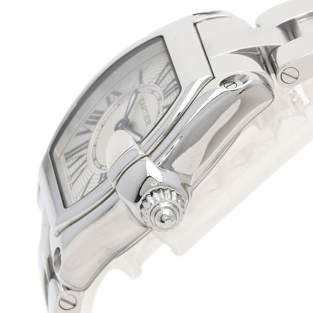 CARTIER Watches Quartz W62016V3 Stainless Steel Silver Roadster SM Silver dial
