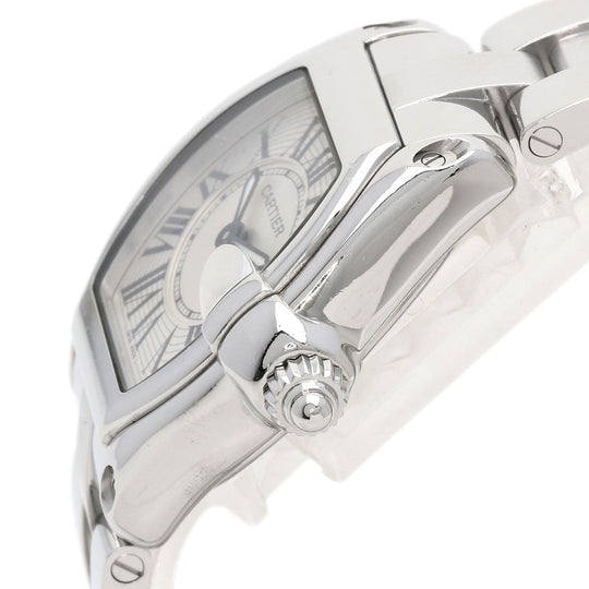 CARTIER Watches Quartz W62016V3 Stainless Steel Silver Roadster SM Silver dial