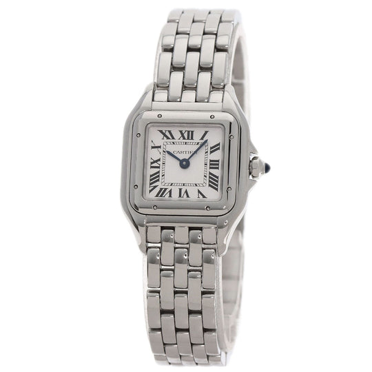 CARTIER Watches Quartz WSPN0006 Stainless Steel , Stainless Steel Silver PANTHERESM Silver dial Women Used Authentic