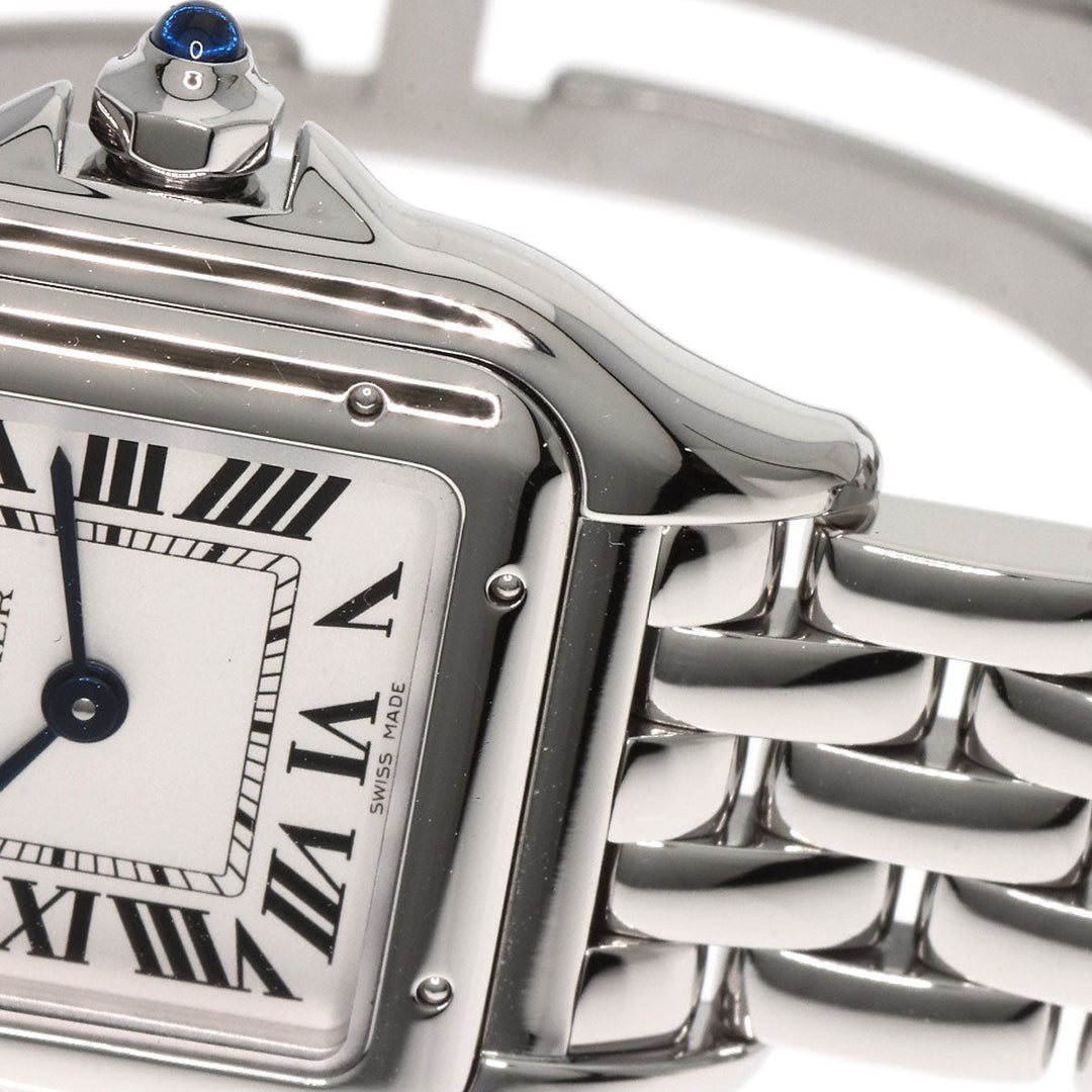CARTIER Watches Quartz WSPN0006 Stainless Steel , Stainless Steel Silver PANTHERESM Silver dial Women Used Authentic