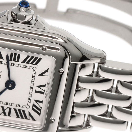 CARTIER Watches Quartz WSPN0006 Stainless Steel , Stainless Steel Silver PANTHERESM Silver dial Women Used Authentic