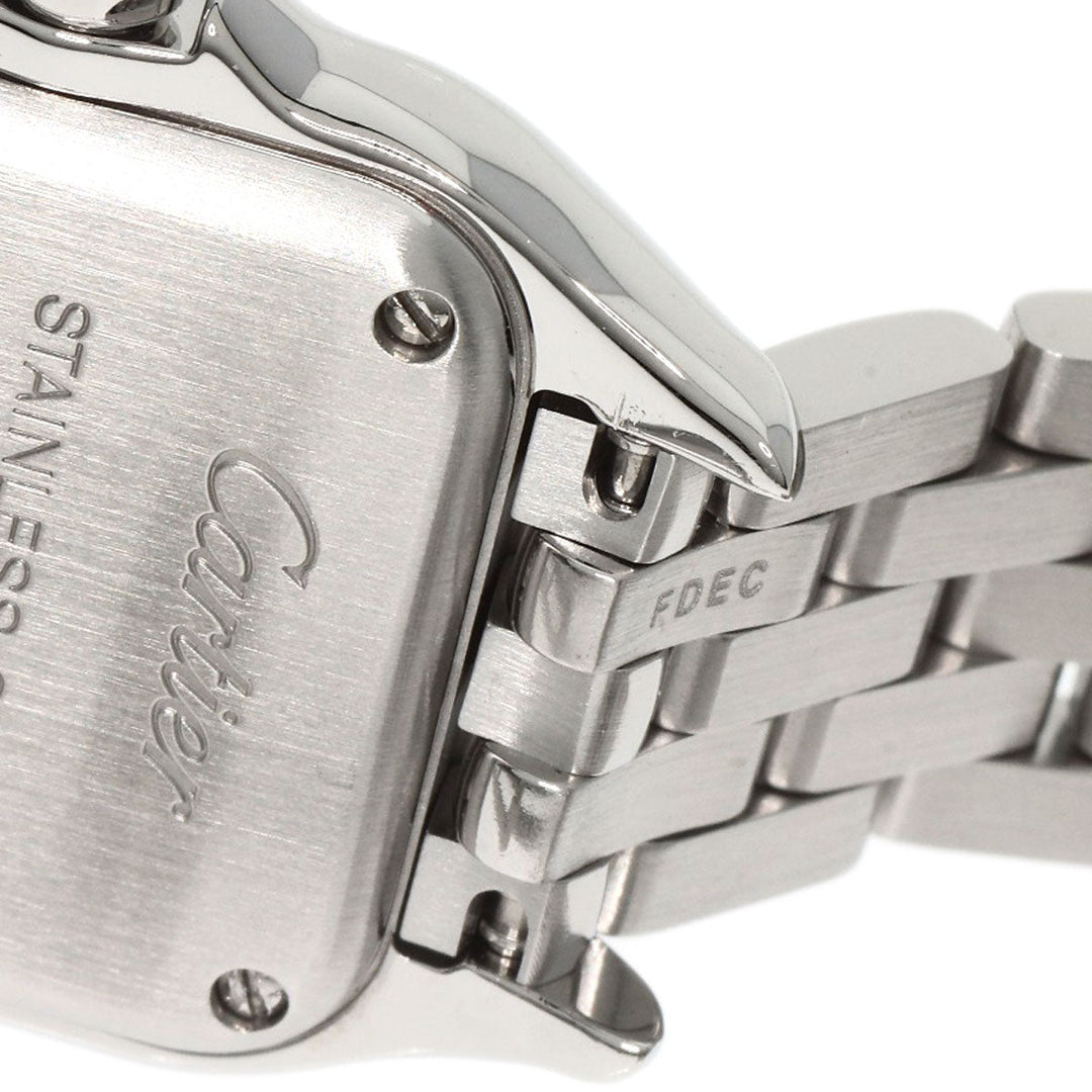 CARTIER Watches Quartz WSPN0006 Stainless Steel , Stainless Steel Silver PANTHERESM Silver dial Women Used Authentic