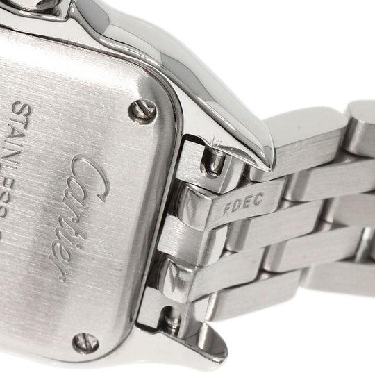 CARTIER Watches Quartz WSPN0006 Stainless Steel , Stainless Steel Silver PANTHERESM Silver dial Women Used Authentic