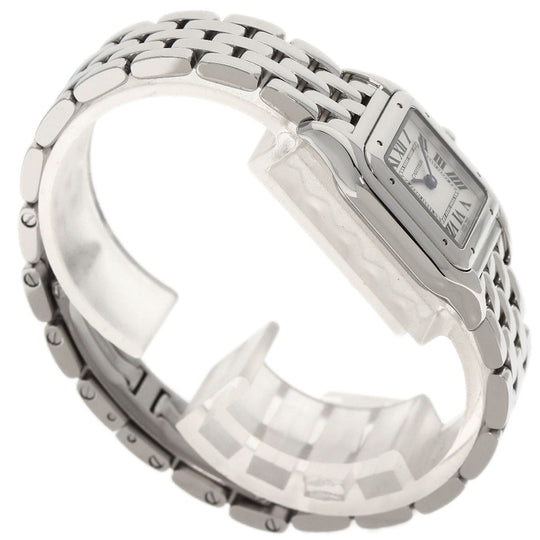 CARTIER Watches Quartz WSPN0006 Stainless Steel , Stainless Steel Silver PANTHERESM Silver dial Women Used Authentic
