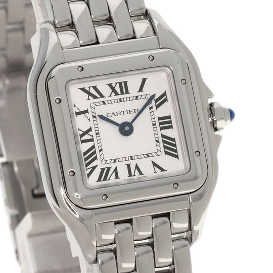 CARTIER Watches Quartz WSPN0006 Stainless Steel , Stainless Steel Silver PANTHERESM Silver dial Women Used Authentic