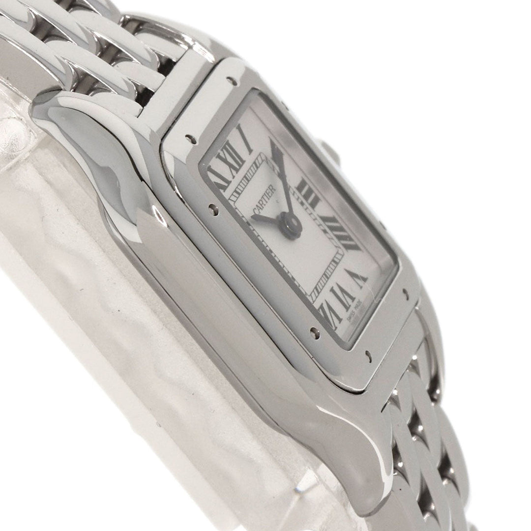 CARTIER Watches Quartz WSPN0006 Stainless Steel , Stainless Steel Silver PANTHERESM Silver dial Women Used Authentic