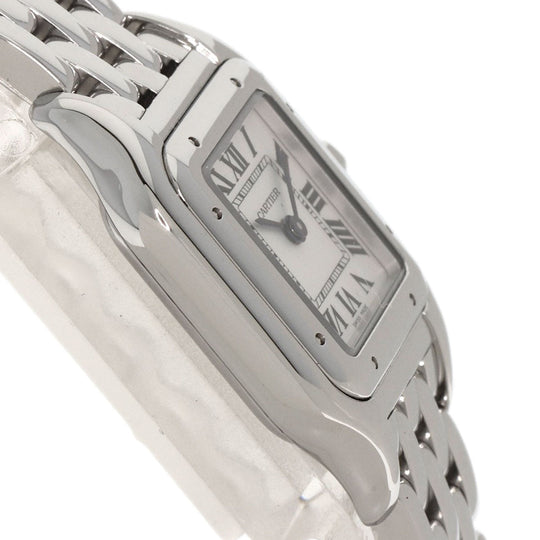 CARTIER Watches Quartz WSPN0006 Stainless Steel , Stainless Steel Silver PANTHERESM Silver dial Women Used Authentic