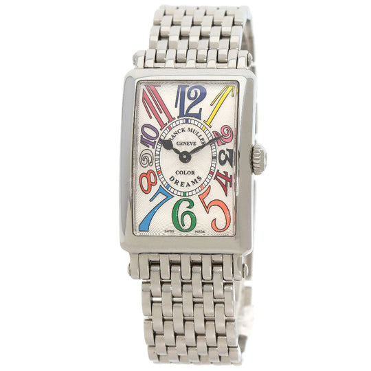 FRANCK MULLER Watches Quartz 902QZCOLDRM Stainless Steel Silver Long Island Color Dream Silver dial