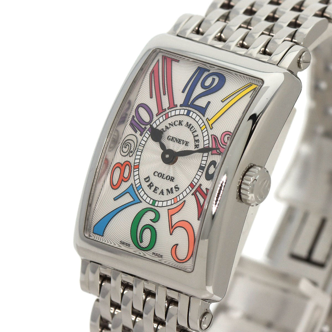 FRANCK MULLER Watches Quartz 902QZCOLDRM Stainless Steel Silver Long Island Color Dream Silver dial