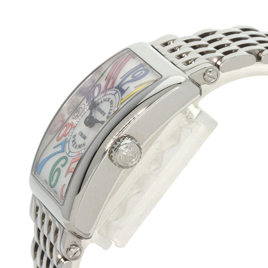 FRANCK MULLER Watches Quartz 902QZCOLDRM Stainless Steel Silver Long Island Color Dream Silver dial