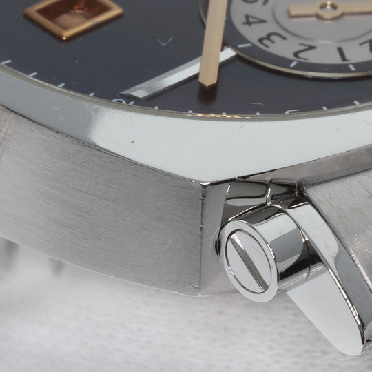 Chaumet Watches Mechanical Automatic W11684-48V Stainless Steel , Stainless Steel Silver dandy regulator Navy dial mens Used Authentic