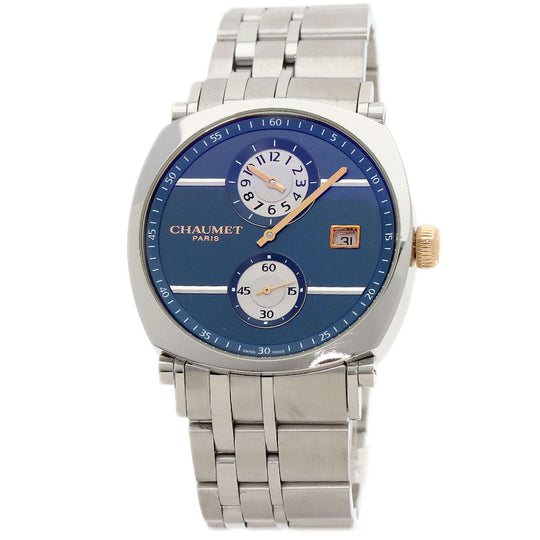 Chaumet Watches Mechanical Automatic W11684-48V Stainless Steel , Stainless Steel Silver dandy regulator Navy dial mens Used Authentic