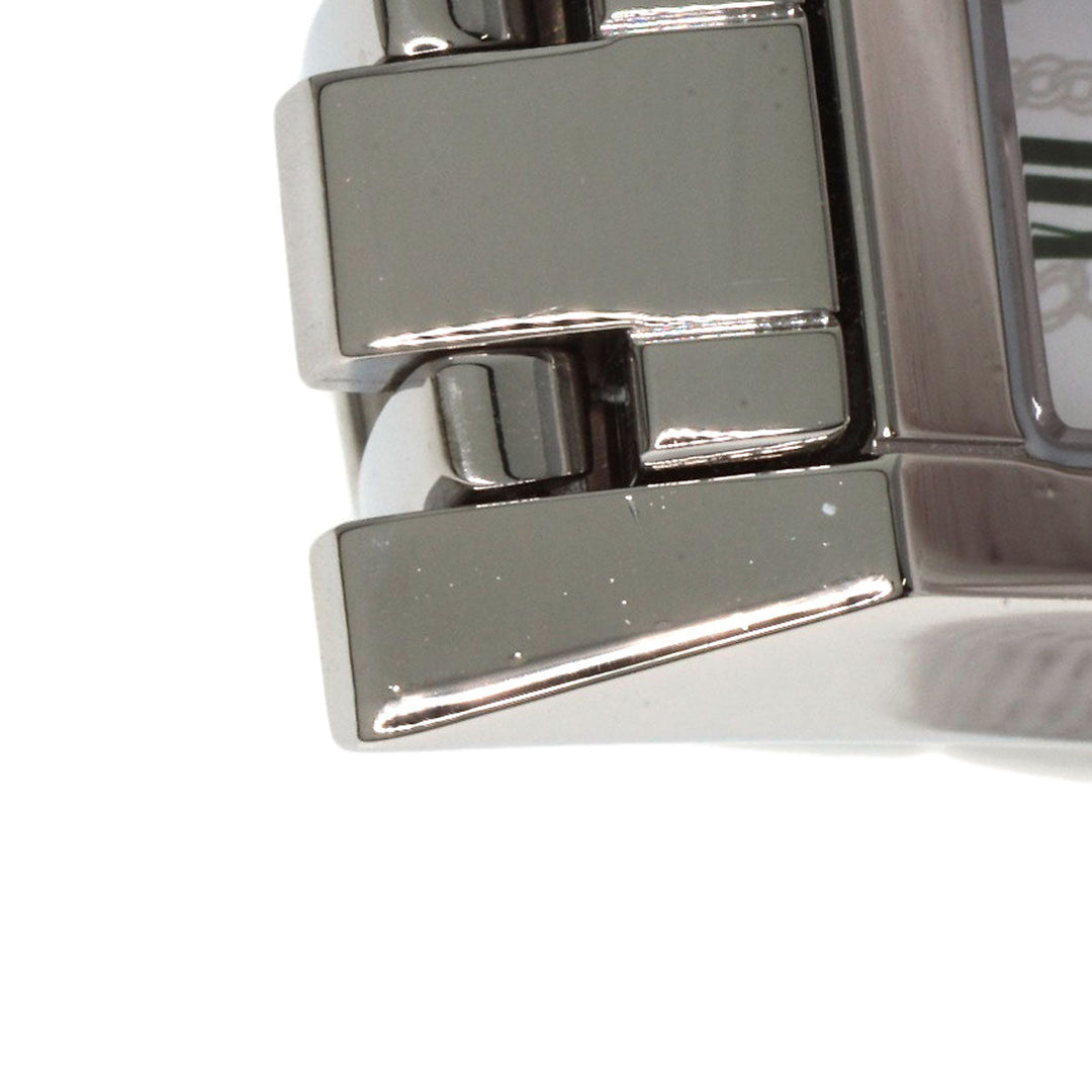 GUCCI Watches Quartz 110 Stainless Steel , Stainless Steel Silver Square face white dial Women Used Authentic