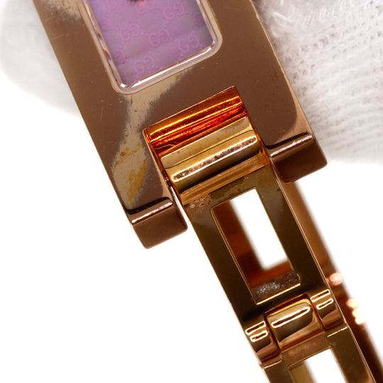GUCCI Watches Quartz PGP , PGP gold 3900L Pink shell dial Women Used Authentic