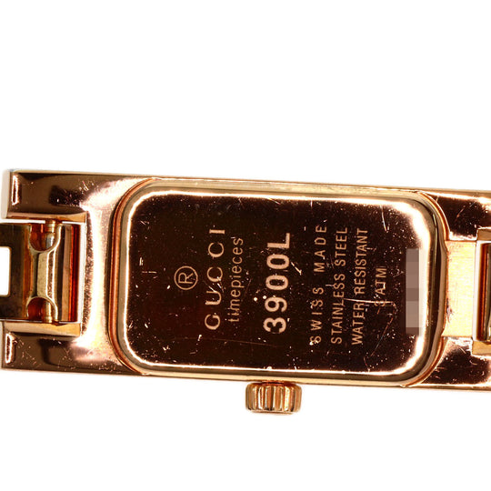 GUCCI Watches Quartz PGP , PGP gold 3900L Pink shell dial Women Used Authentic