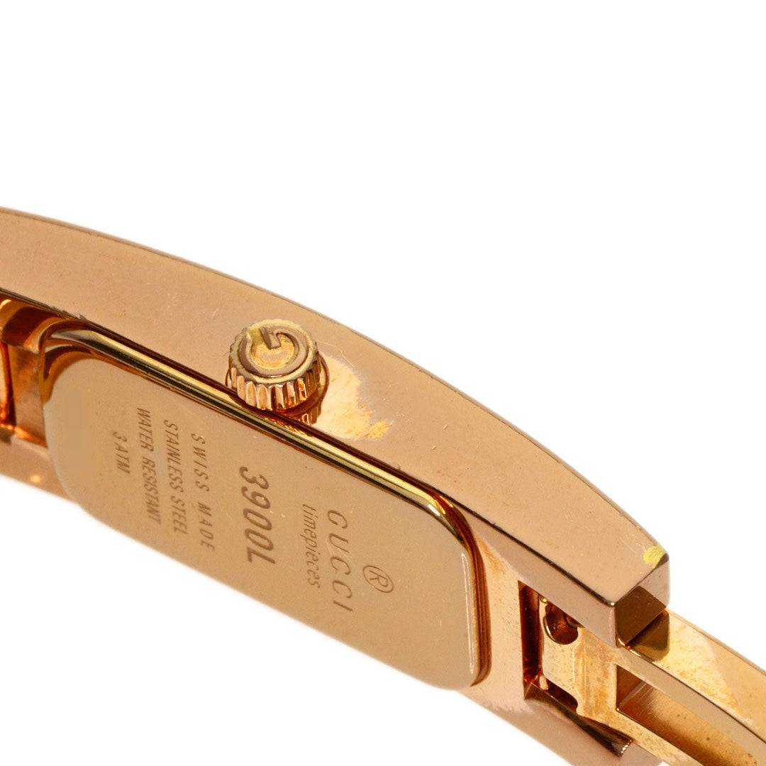 GUCCI Watches Quartz PGP , PGP gold 3900L Pink shell dial Women Used Authentic