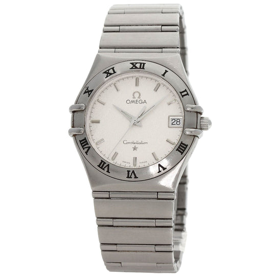 OMEGA Watches Quartz 1312.30 Stainless Steel , Stainless Steel Silver Constellation Silver dial mens Used Authentic