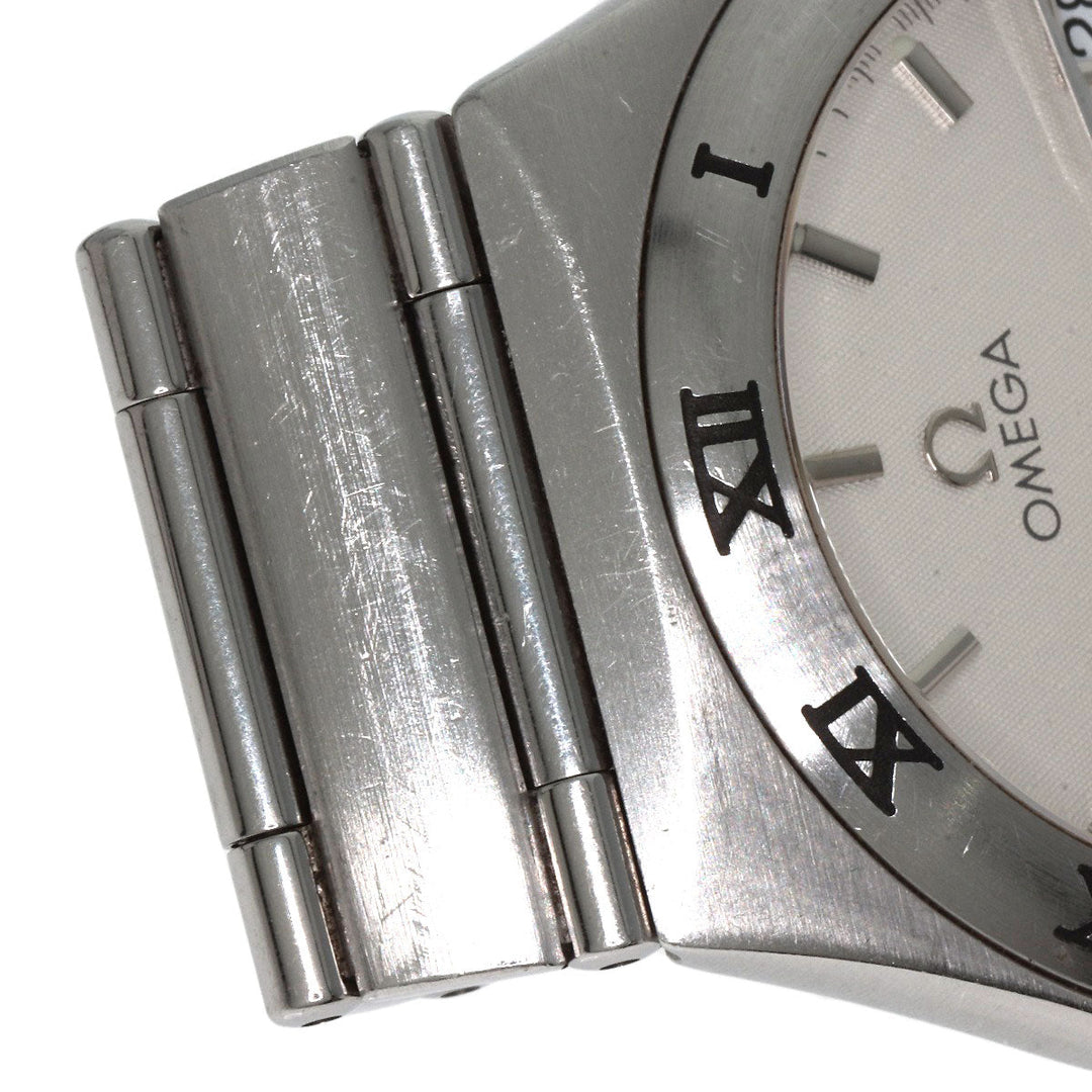 OMEGA Watches Quartz 1312.30 Stainless Steel , Stainless Steel Silver Constellation Silver dial mens Used Authentic