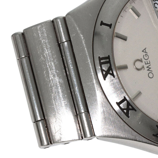 OMEGA Watches Quartz 1312.30 Stainless Steel , Stainless Steel Silver Constellation Silver dial mens Used Authentic