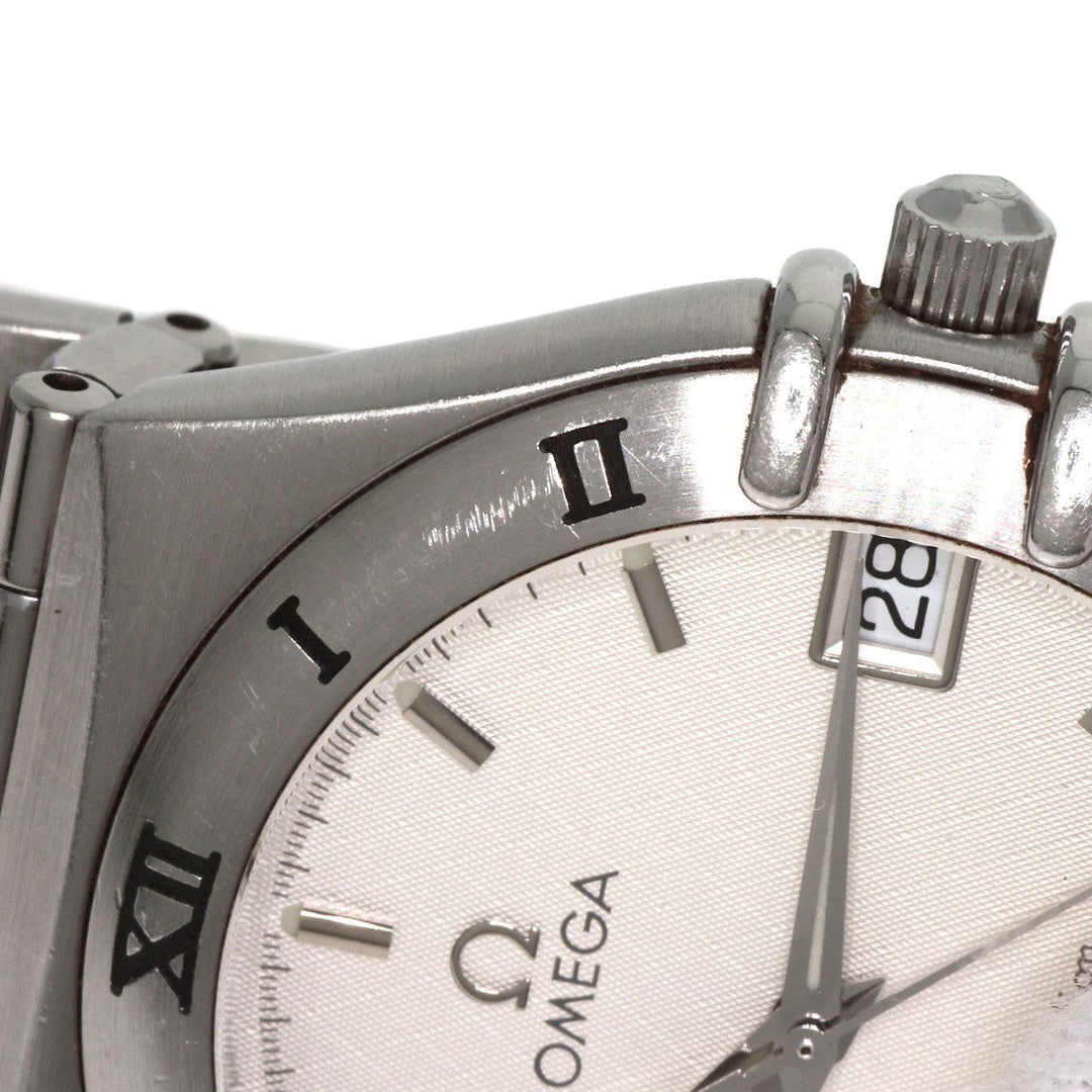 OMEGA Watches Quartz 1312.30 Stainless Steel , Stainless Steel Silver Constellation Silver dial mens Used Authentic