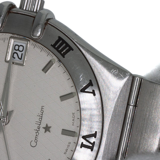 OMEGA Watches Quartz 1312.30 Stainless Steel , Stainless Steel Silver Constellation Silver dial mens Used Authentic