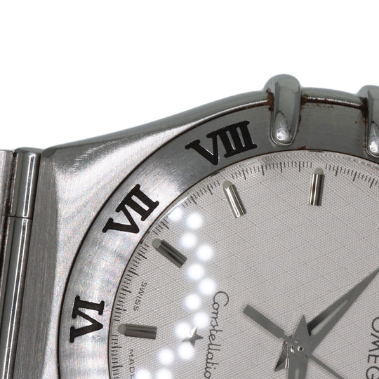 OMEGA Watches Quartz 1312.30 Stainless Steel , Stainless Steel Silver Constellation Silver dial mens Used Authentic