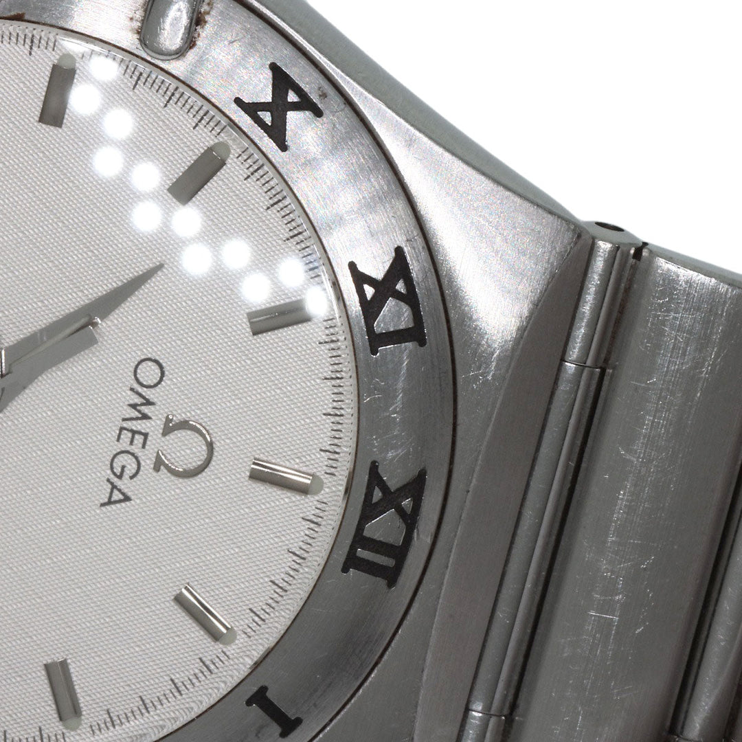 OMEGA Watches Quartz 1312.30 Stainless Steel , Stainless Steel Silver Constellation Silver dial mens Used Authentic