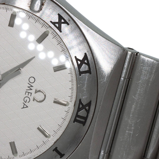 OMEGA Watches Quartz 1312.30 Stainless Steel , Stainless Steel Silver Constellation Silver dial mens Used Authentic
