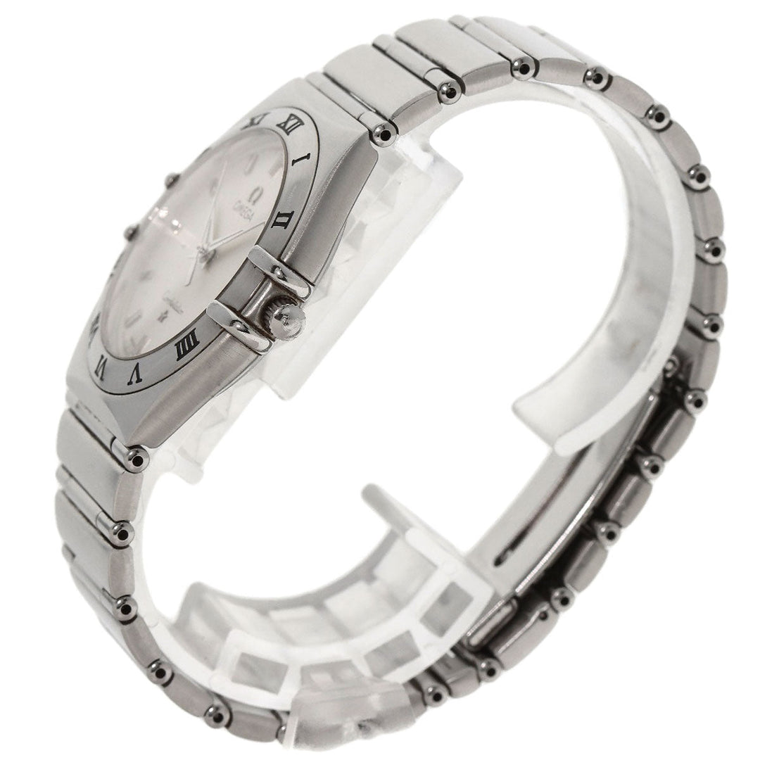 OMEGA Watches Quartz 1312.30 Stainless Steel , Stainless Steel Silver Constellation Silver dial mens Used Authentic