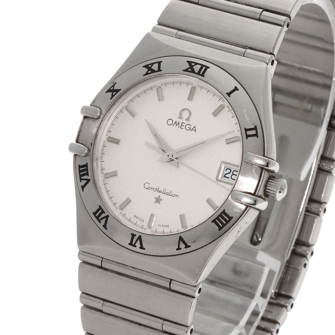 OMEGA Watches Quartz 1312.30 Stainless Steel , Stainless Steel Silver Constellation Silver dial mens Used Authentic