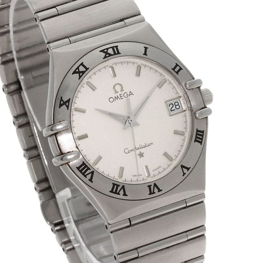 OMEGA Watches Quartz 1312.30 Stainless Steel , Stainless Steel Silver Constellation Silver dial mens Used Authentic
