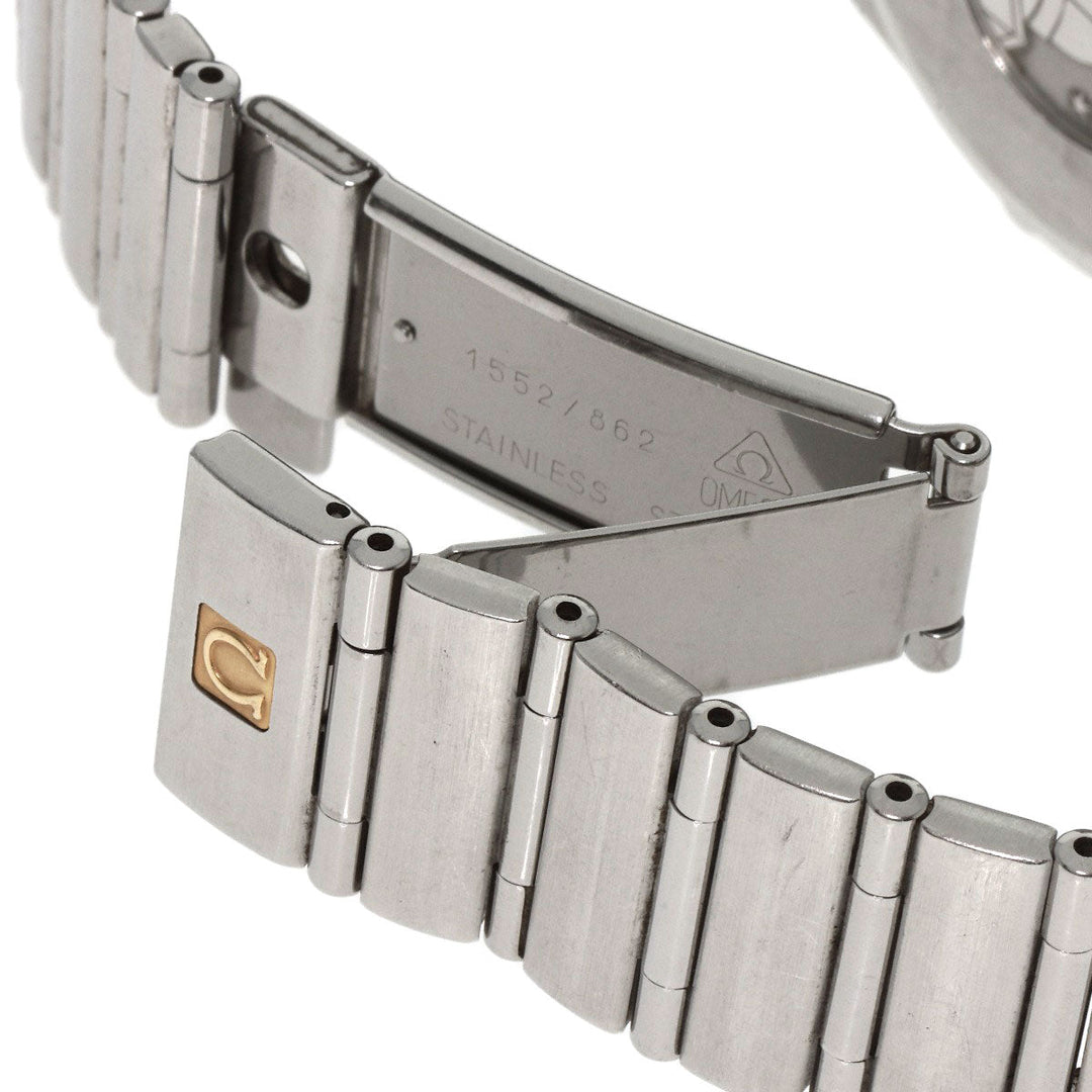 OMEGA Watches Quartz 1312.30 Stainless Steel , Stainless Steel Silver Constellation Silver dial mens Used Authentic