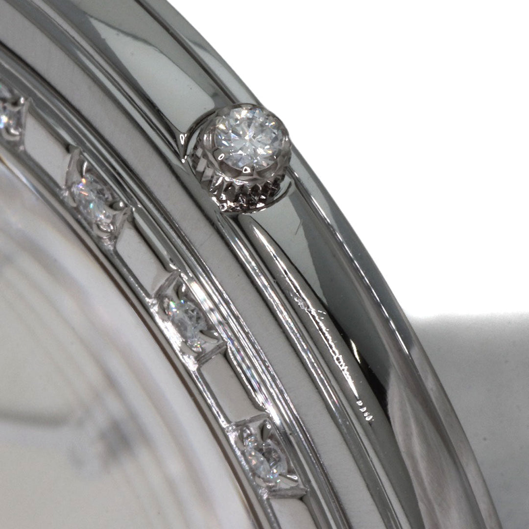 SEIKO Watches Quartz 8N70-6030 Stainless Steel , Stainless Steel , K18WG Silver CREDOR Diamond Silver dial mens Used Authentic