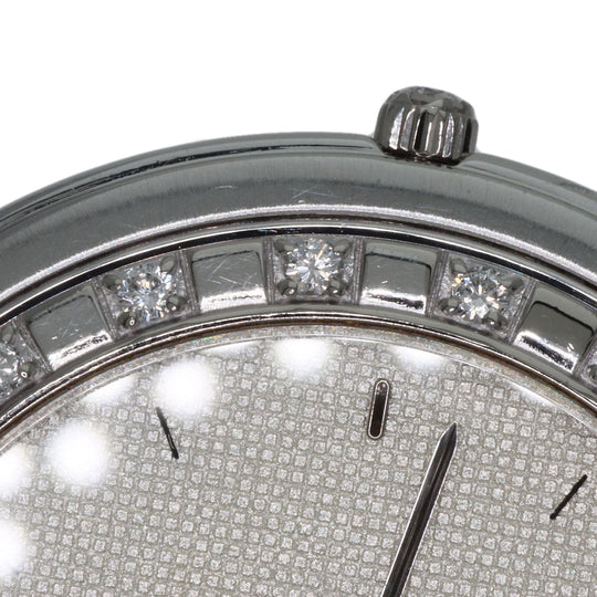 SEIKO Watches Quartz 8N70-6030 Stainless Steel , Stainless Steel , K18WG Silver CREDOR Diamond Silver dial mens Used Authentic