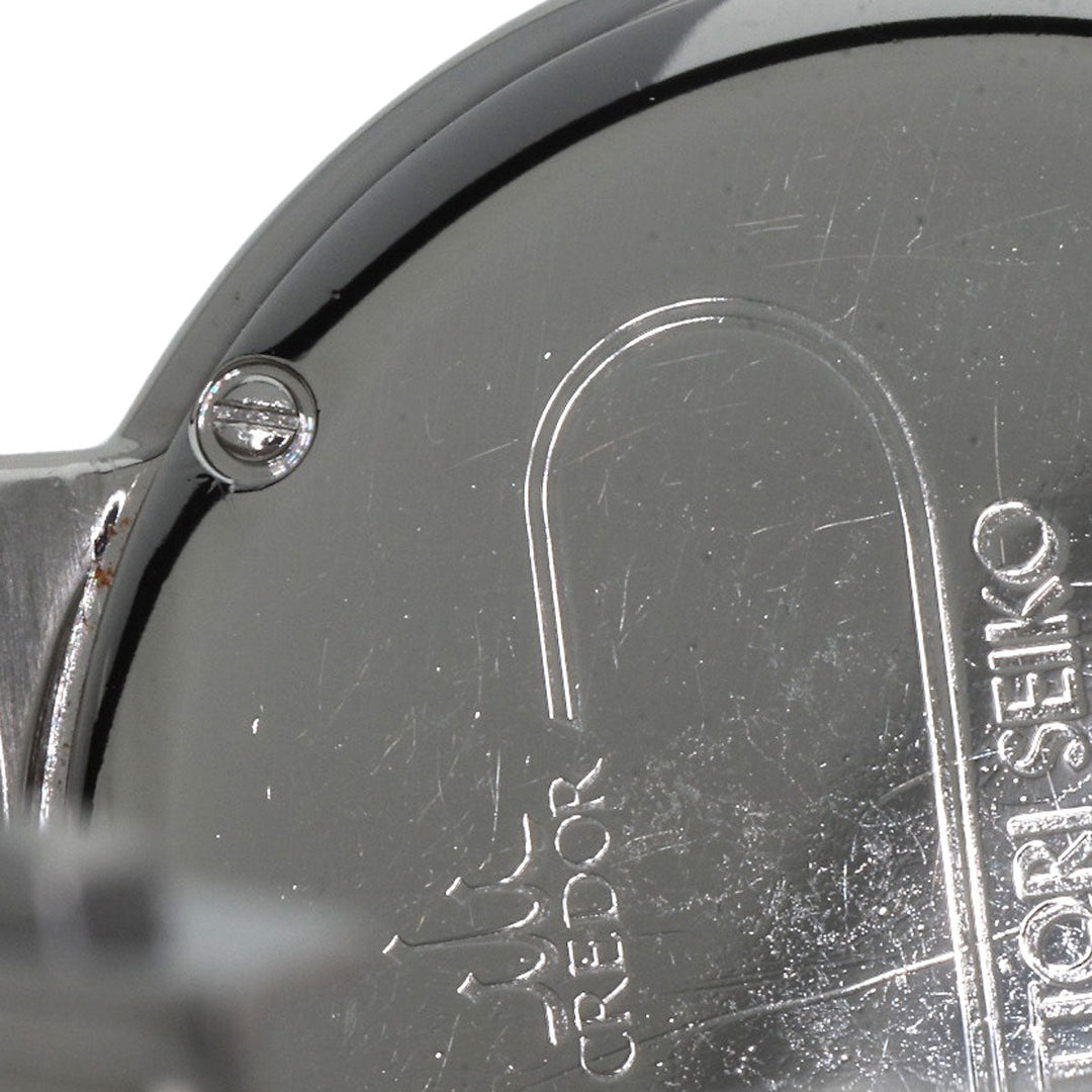 SEIKO Watches Quartz 8N70-6030 Stainless Steel , Stainless Steel , K18WG Silver CREDOR Diamond Silver dial mens Used Authentic