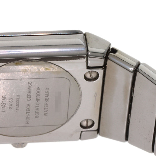 RADO Watches Quartz 111.0333.3 Ceramic, Ceramic Silver Diastar gray dial mens Used Authentic