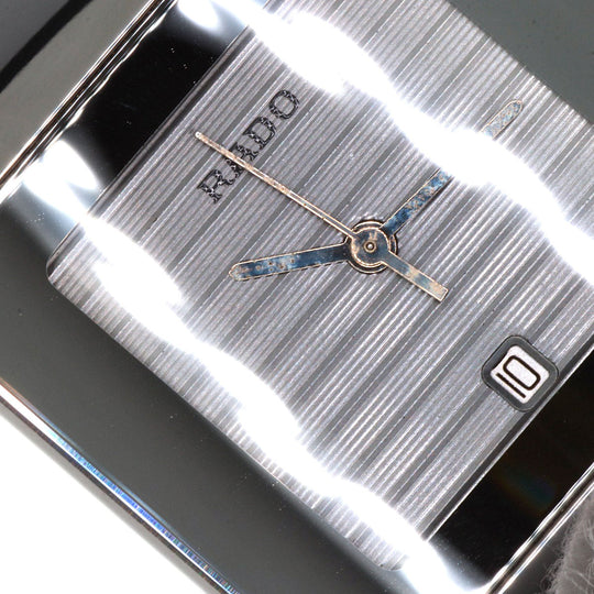 RADO Watches Quartz 111.0333.3 Ceramic, Ceramic Silver Diastar gray dial mens Used Authentic