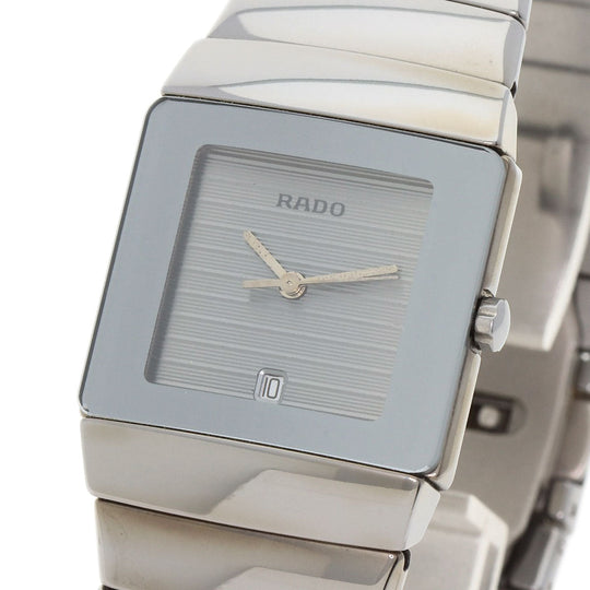 RADO Watches Quartz 111.0333.3 Ceramic, Ceramic Silver Diastar gray dial mens Used Authentic