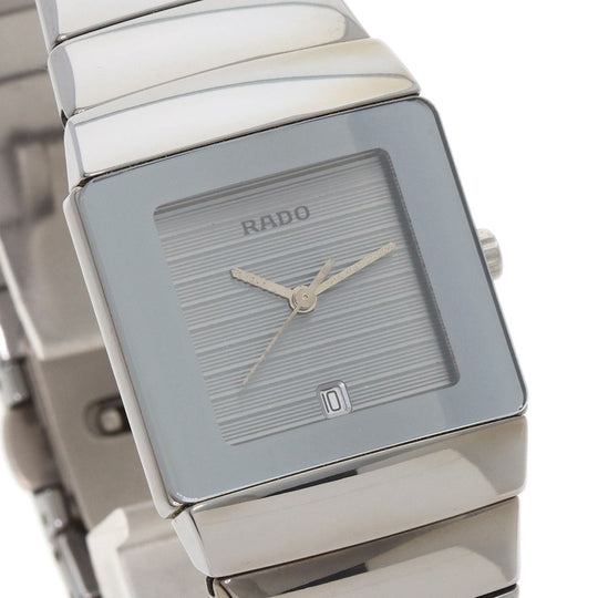 RADO Watches Quartz 111.0333.3 Ceramic, Ceramic Silver Diastar gray dial mens Used Authentic