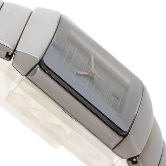 RADO Watches Quartz 111.0333.3 Ceramic, Ceramic Silver Diastar gray dial mens Used Authentic