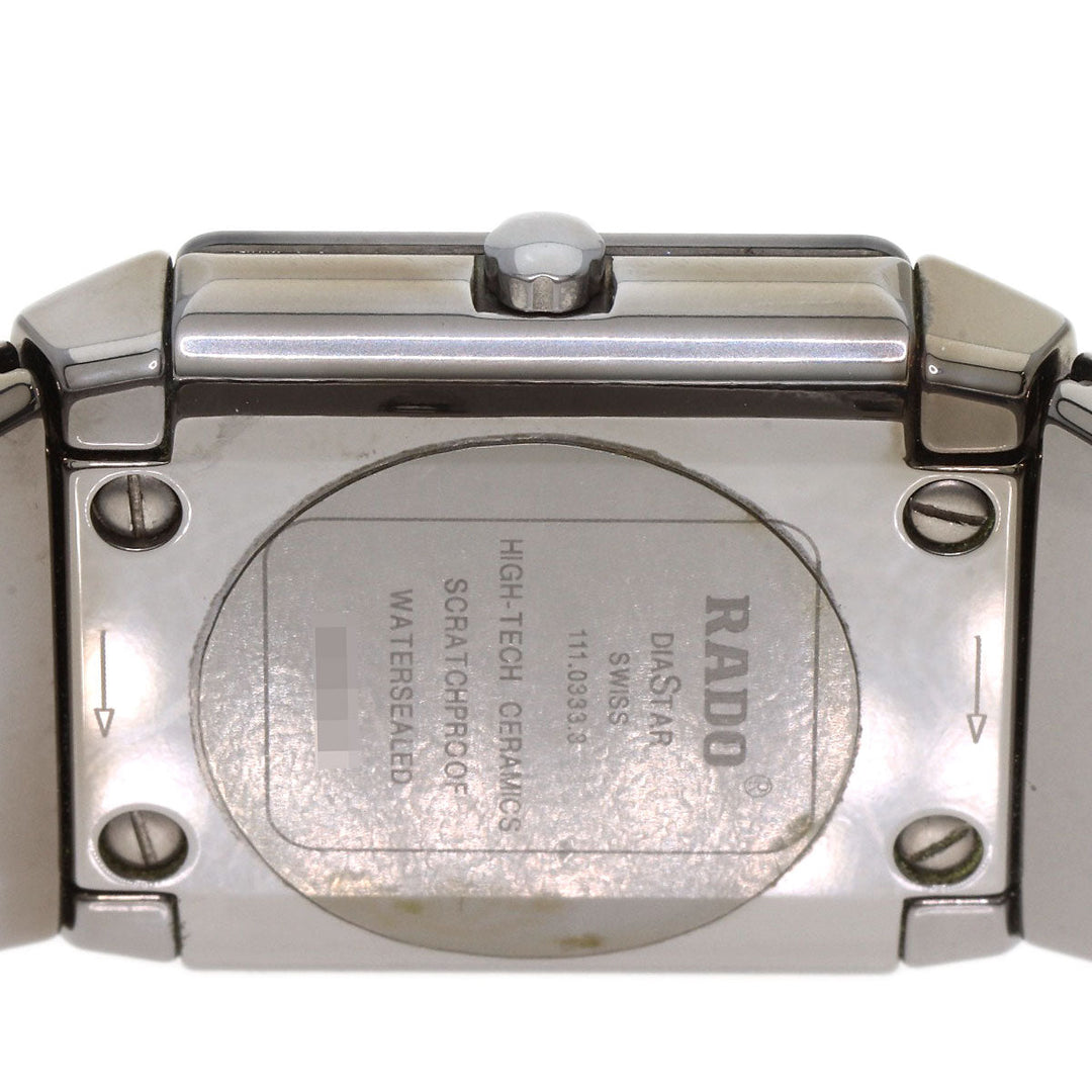 RADO Watches Quartz 111.0333.3 Ceramic, Ceramic Silver Diastar gray dial mens Used Authentic