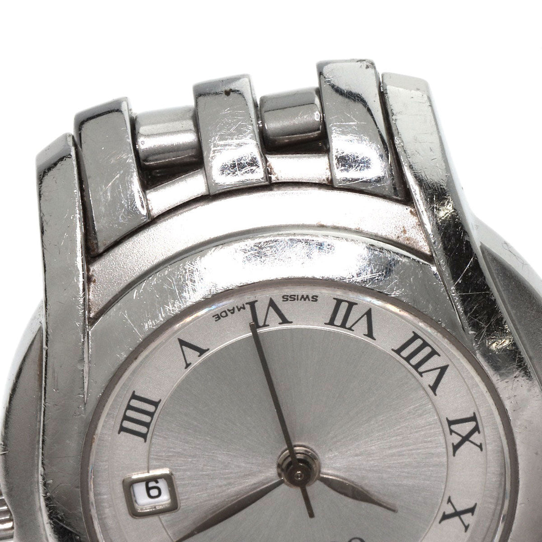 GUCCI Watches Quartz 5500L Stainless Steel , Stainless Steel Silver Round face Silver dial Women Used Authentic