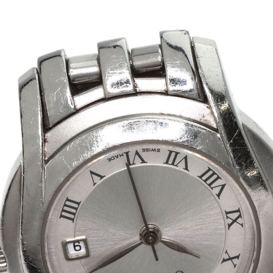 GUCCI Watches Quartz 5500L Stainless Steel , Stainless Steel Silver Round face Silver dial Women Used Authentic