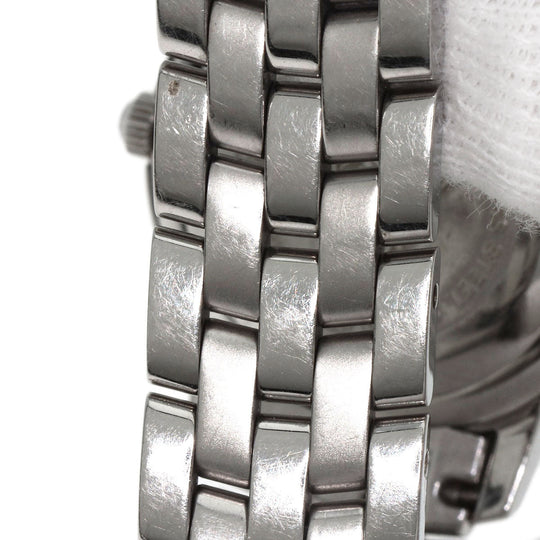 GUCCI Watches Quartz 5500L Stainless Steel , Stainless Steel Silver Round face Silver dial Women Used Authentic