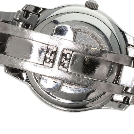 GUCCI Watches Quartz 5500L Stainless Steel , Stainless Steel Silver Round face Silver dial Women Used Authentic