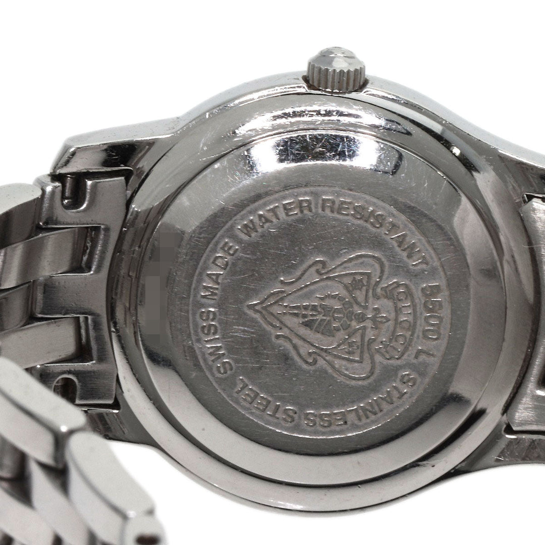 GUCCI Watches Quartz 5500L Stainless Steel , Stainless Steel Silver Round face Silver dial Women Used Authentic