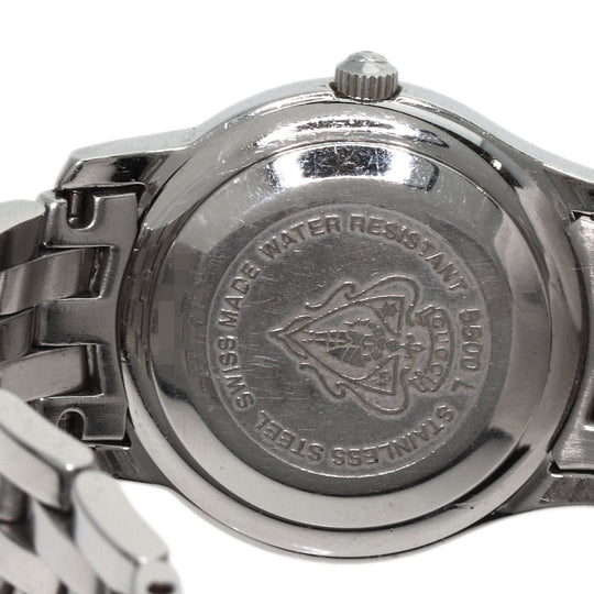 GUCCI Watches Quartz 5500L Stainless Steel , Stainless Steel Silver Round face Silver dial Women Used Authentic