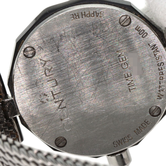 CENTURY Watches Quartz Stainless Steel , Stainless Steel Silver Time gem White shell dial Women Used Authentic