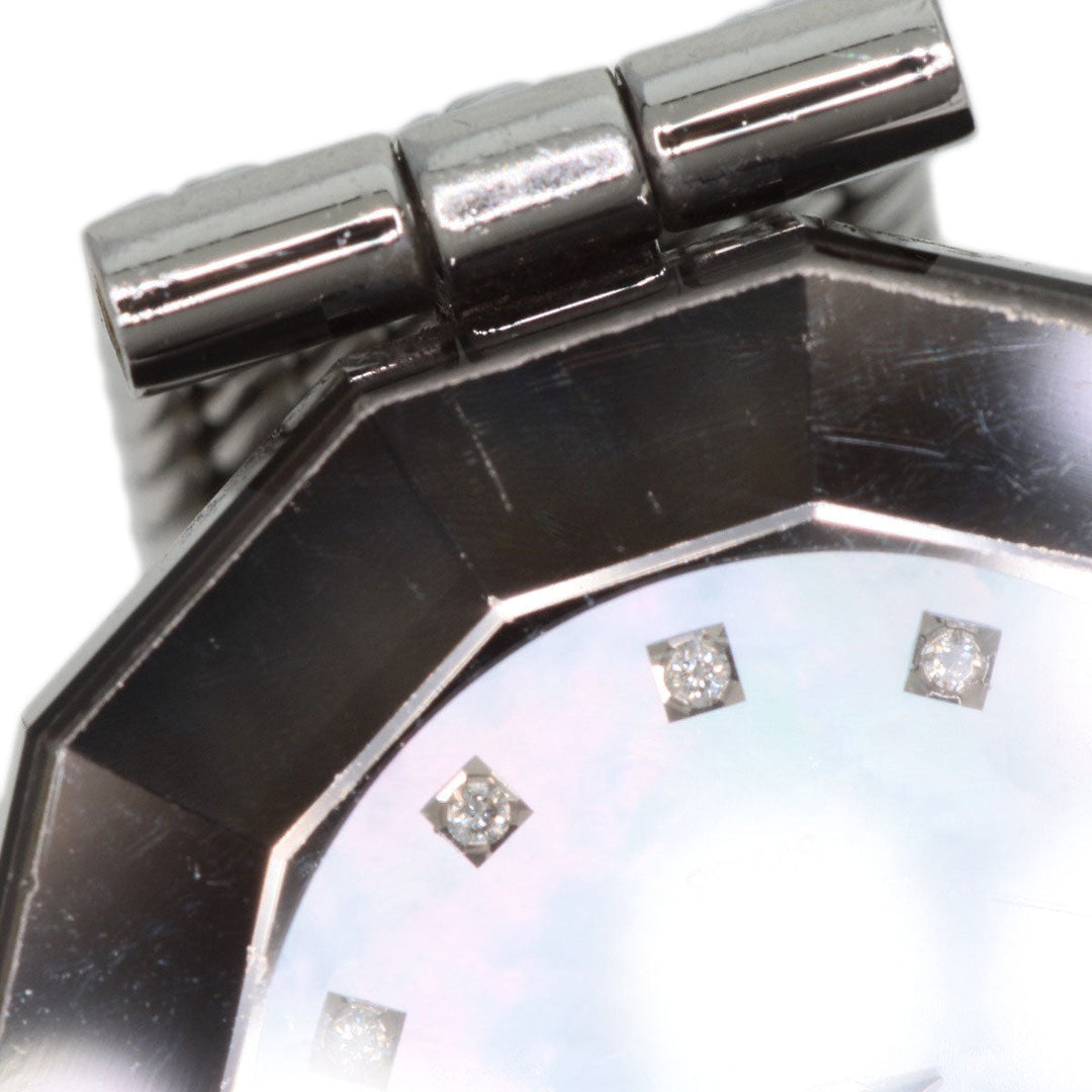 CENTURY Watches Quartz Stainless Steel , Stainless Steel Silver Time gem White shell dial Women Used Authentic
