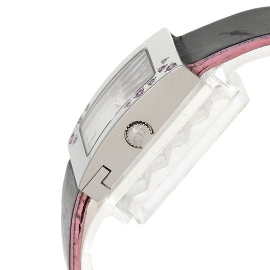 Christian Dior Watches Quartz D78-1093 Stainless Steel, Enamel Silver Malice Pink Sapphire White shell dial Women Used Authentic